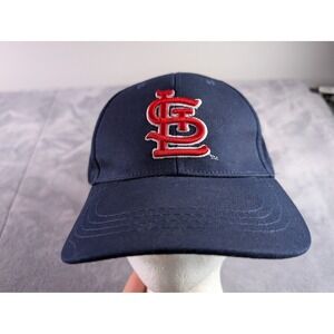 St Louis Cardinals Hat Navy Blue Jackie Robinson 42 Signature Adjustable Cap